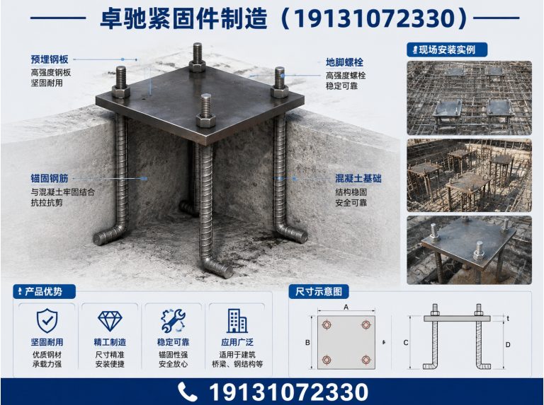 大名县地脚螺栓展示图